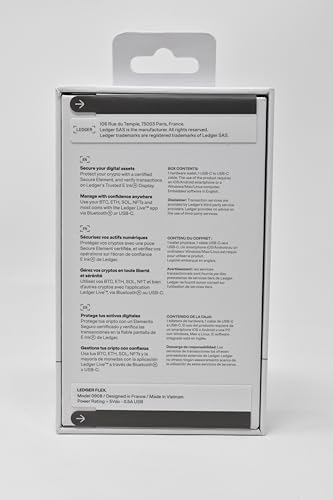 Ledger Flex - Experience a Secure E Ink Touchscreen Crypto Wallet (BTC Edition) - Image 11