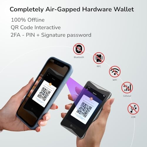 ELLIPAL Titan 2.0 Crypto Cold Wallet, Hardware Wallet, 100% Offline, Air-gapped - The Most Secure Crypto Wallet for 10000+ Coins & Tokens & NFTs - Image 3