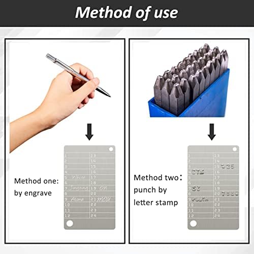 4 Plates Steel Wallet Crypto Cryptocurrency Seed Storage Crypto Wallet for Bitcoin Hardware Cold Backup, Compatible with BIP39 Hardware(Stainless Steel Classic Color) - Image 4