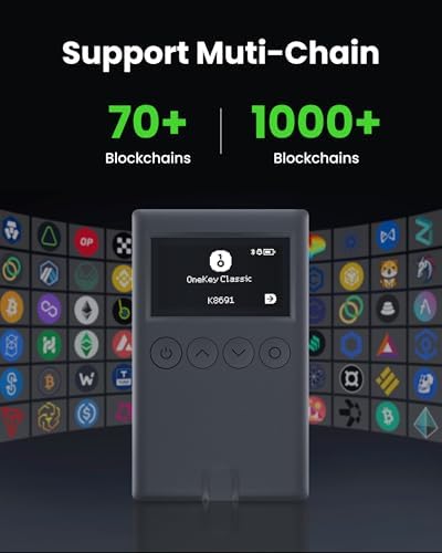 OneKey Classic 1S - Crypto Wallet Hardware Wallet - Bluetooth - NFT Support, Store & Manage Over 7000 Coins, Securely Stores Private Keys, Seeds & Crypto Assets BTC ETH SOL... Open Source - Image 3