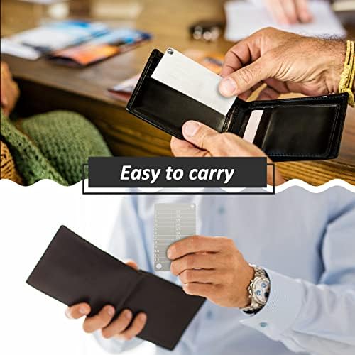 4 Plates Steel Wallet Crypto Cryptocurrency Seed Storage Crypto Wallet for Bitcoin Hardware Cold Backup, Compatible with BIP39 Hardware(Stainless Steel Classic Color) - Image 6