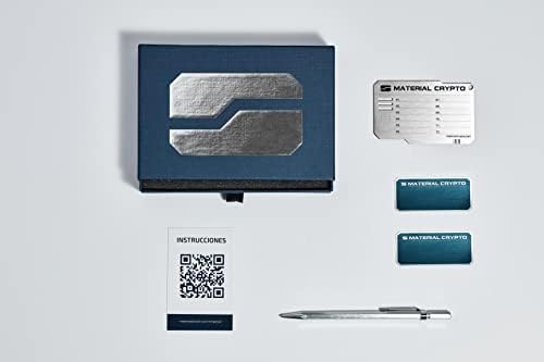 Material Crypto DIY | Indestructible Steel Cryptocurrency Wallet | Compatible with Seed Phrase, Ledger, Trezor, Ethereum, Keystone, etc - Image 4