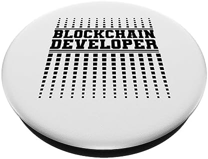 Blockchain Developer - Crypto Coding - Pro Software Dev PopSockets Swappable PopGrip - Image 2