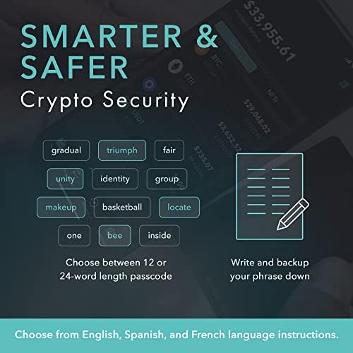 Arculus Crypto Cold Storage Wallet, Secure Bitcoin & Ethereum Wallet, 3-Factor Authentication, Silver - Image 5