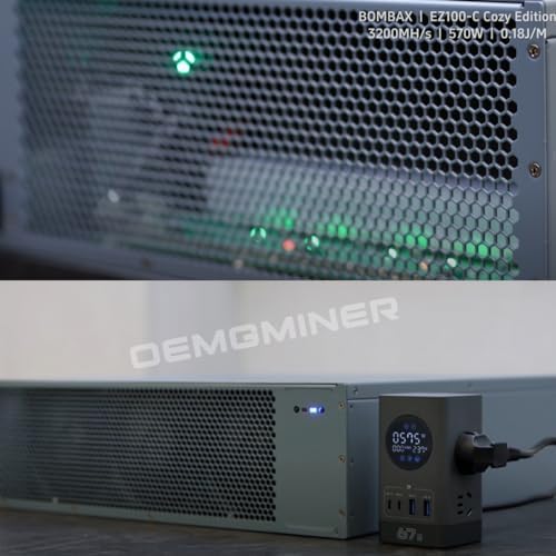 New Bombax Miner EZ100-C 3800M 760W Ethereum Classic ETC, ZIL, Octa Quiet Miner Crypto Mining ASIC Miner Home Mining Dual Mode (3800M) - Image 2