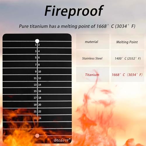 Electric Four-Plate Engraving Set - Titanium Crypto Seed Phrase Storage | Fireproof, Corrosion-Resistant, Rust-Free | Compatible with Ledger MetaMask Safapal All Software and Hardware Wallets - Image 2