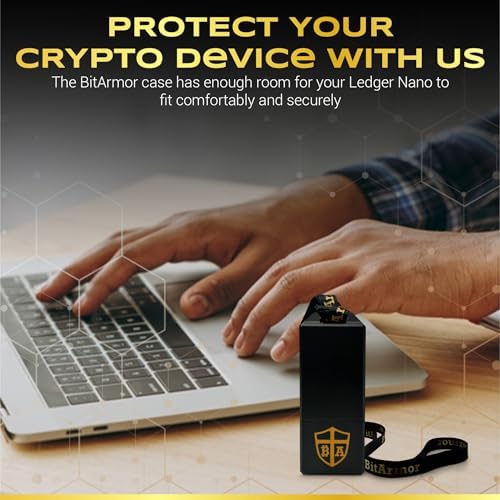 Case - Protective Case for Ledger Nano X, S, S Plus | Water, Fire & Shock Resistant Hardware Crypto Currency Cold Storage Wallet Bitcoin Ethereum XRP Holder | USB Drive, Yubikey (Black) - Image 8