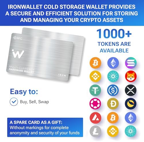 NFC Crypto Wallet - Pack of 2 cards - Metal Design Card for Cold Crypto Wallet - Storage for Bitcoin, Ethereum & Others - Offline Hardware Wallet with Increased Security - Seed Phrase - Image 3